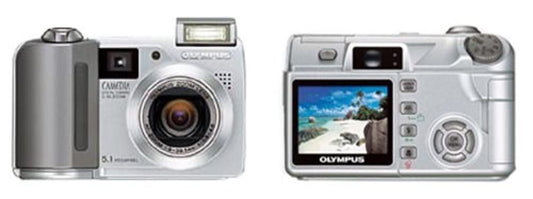OM SYSTEM OLYMPUS Camedia C5500 5.1MP Digital Camera with 5x Optical Zoom