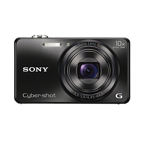 Sony DSCWX200 Digital Compact Camera with Wi-Fi - Black (18MP, 10x Zoom)