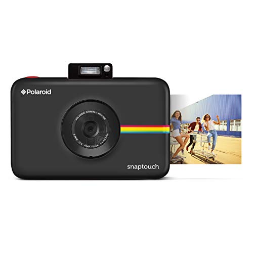Zink Polaroid Snap Touch Portable Instant Print Digital Camera with LCD Touchscreen Display (Black)