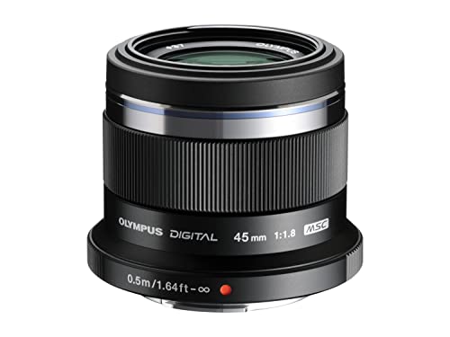 Olympus M. Zuiko Digital ED 45mm f1.8 (Silver) Lens for Micro 4/3 Cameras - International Version (No Warranty)