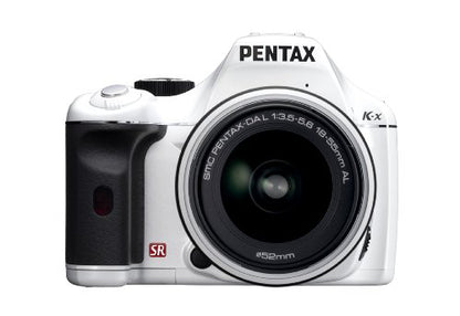 Pentax K-x 12.4 MP Digital SLR with 2.7-inch LCD and 18-55mm f/3.5-5.6 AL Lens (White)