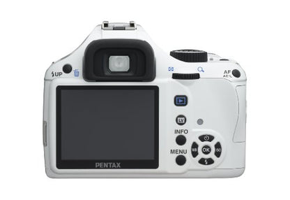 Pentax K-x 12.4 MP Digital SLR with 2.7-inch LCD and 18-55mm f/3.5-5.6 AL Lens (White)