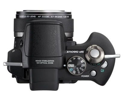 OM SYSTEM OLYMPUS SP-560UZ 8MP Digital Camera with Dual Image Stabilized 18x Optical Zoom