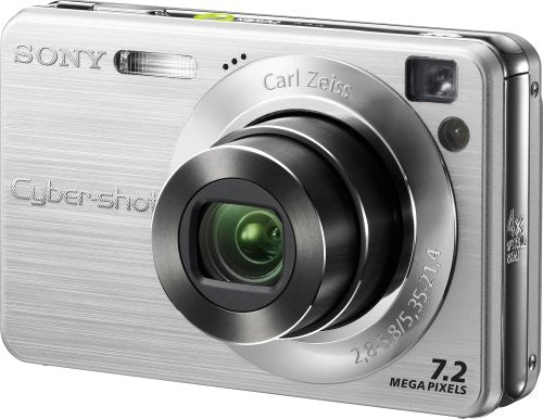 Sony Cybershot DSCW120 7.2MP Digital Camera with 4x Optical Zoom with Super Steady Shot (Silver)