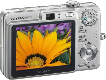 Sony Cybershot DSCW50 6MP Digital Camera with 3x Optical Zoom