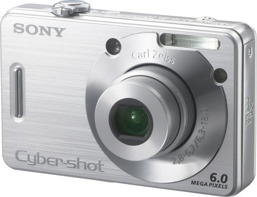 Sony Cybershot DSCW50 6MP Digital Camera with 3x Optical Zoom