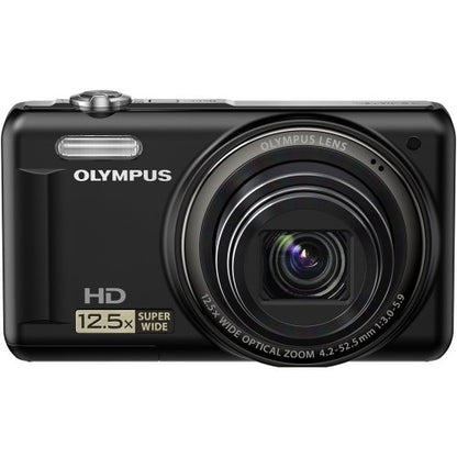 OM SYSTEM OLYMPUS VR-320 14 MP Digital Camera with 12.5x Optical Zoom and 3" LCD (Black) (Old Model)