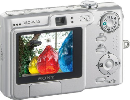 Sony Cybershot DSCW30 6MP Digital Camera with 3x Optical Zoom