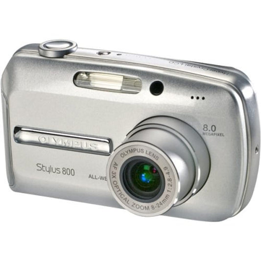 OM SYSTEM OLYMPUS Stylus 800 8MP Digital Camera with 3x Optical Zoom