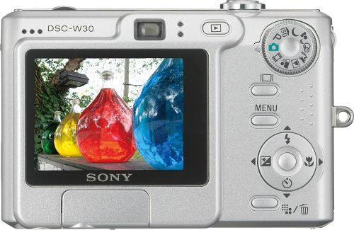 Sony Cybershot DSCW30 6MP Digital Camera with 3x Optical Zoom