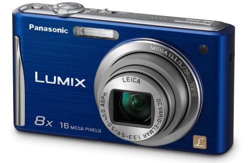 Panasonic 16.1MP Digital Camera with 8X Wide Angle Image Stabilized Zoom and 2.7 inch LCD