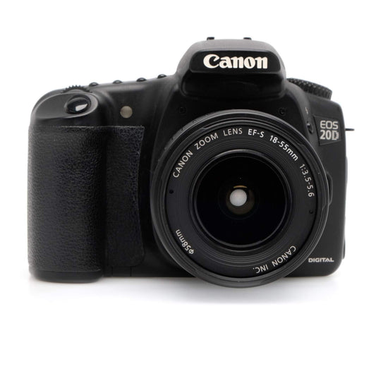 Used Canon EOS 20D DSLR Body (Shutter Count N/A) W/ 18-55mm F3.5-5.6