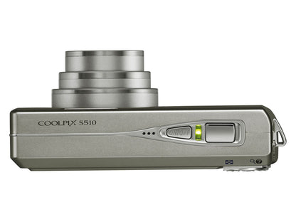 Nikon COOLPIX S510 8 Megapixel Digital Camera - Silver