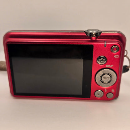 Yahemi Exilim Ex-Z900 12.1 MP Compact Digital Camera Bundle with Carrying case, Tripod, Battery and Charger & a Microfiber Cloth [Red]