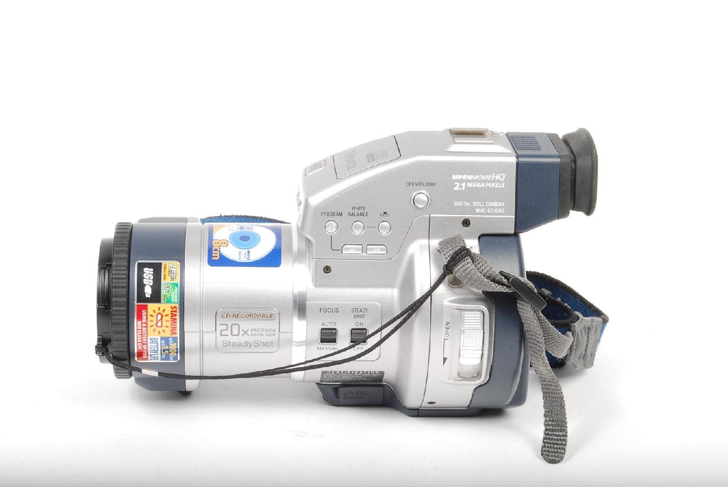 Sony Mavica MVCCD1000 2.1MP Digital Camera