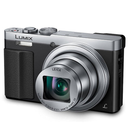 PANASONIC LUMIX ZS50 Camera, 30X LEICA DC Vario-ELMAR Lens, 12.1 Megapixels, High Sensitivity Sensor, Eye Viewfinder, DMC-ZS50S (USA SILVER)