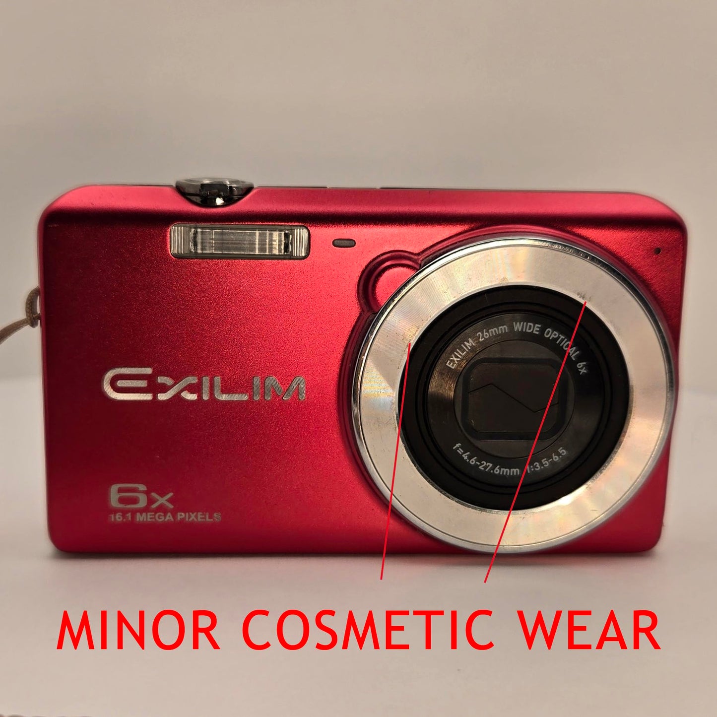 Yahemi Exilim Ex-Z900 12.1 MP Compact Digital Camera Bundle with Carrying case, Tripod, Battery and Charger & a Microfiber Cloth [Red]