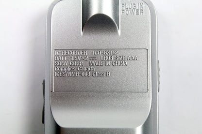 Sony ICD-BX112 Digital Flash Voice Recorder