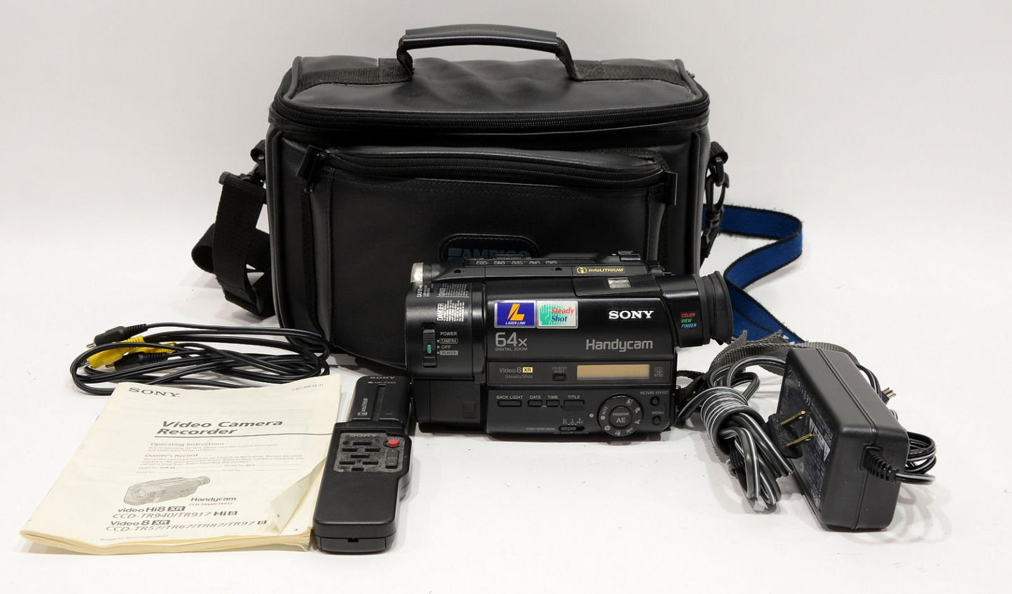 Sony Handycam 0.7LUX Video8 8mm Camcorder CCD-TR87