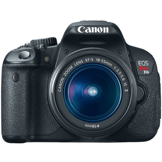 Used Canon Rebel T4I Camera W/ 18-55 F3.5-5.6 Lens