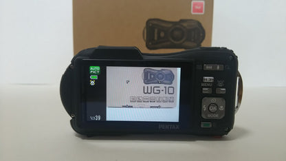 PENTAX Water Proof Digital Camera PENTAX WG-10 Red 1cmMacro Macro Stand PENTAX WG-10RD