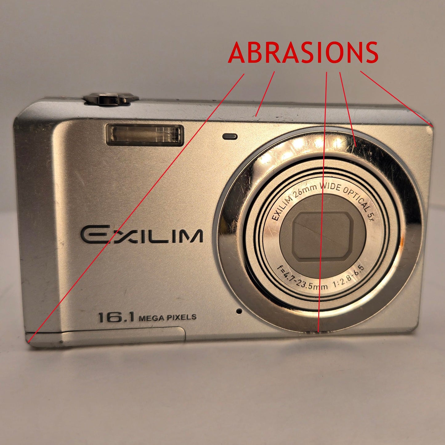 Yahemi Exilim EX-ZS6 Compact Digital Camera 16.1mp Bundle with Tripod, Carrying case, Battery and Charger & a Microfiber Cloth [Silver]