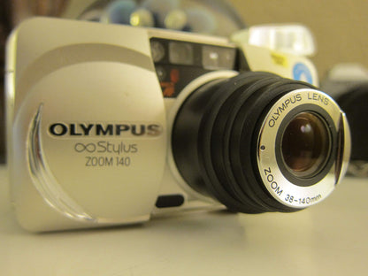 OM SYSTEM OLYMPUS Stylus Zoom 140 QD CG Date 35mm Camera