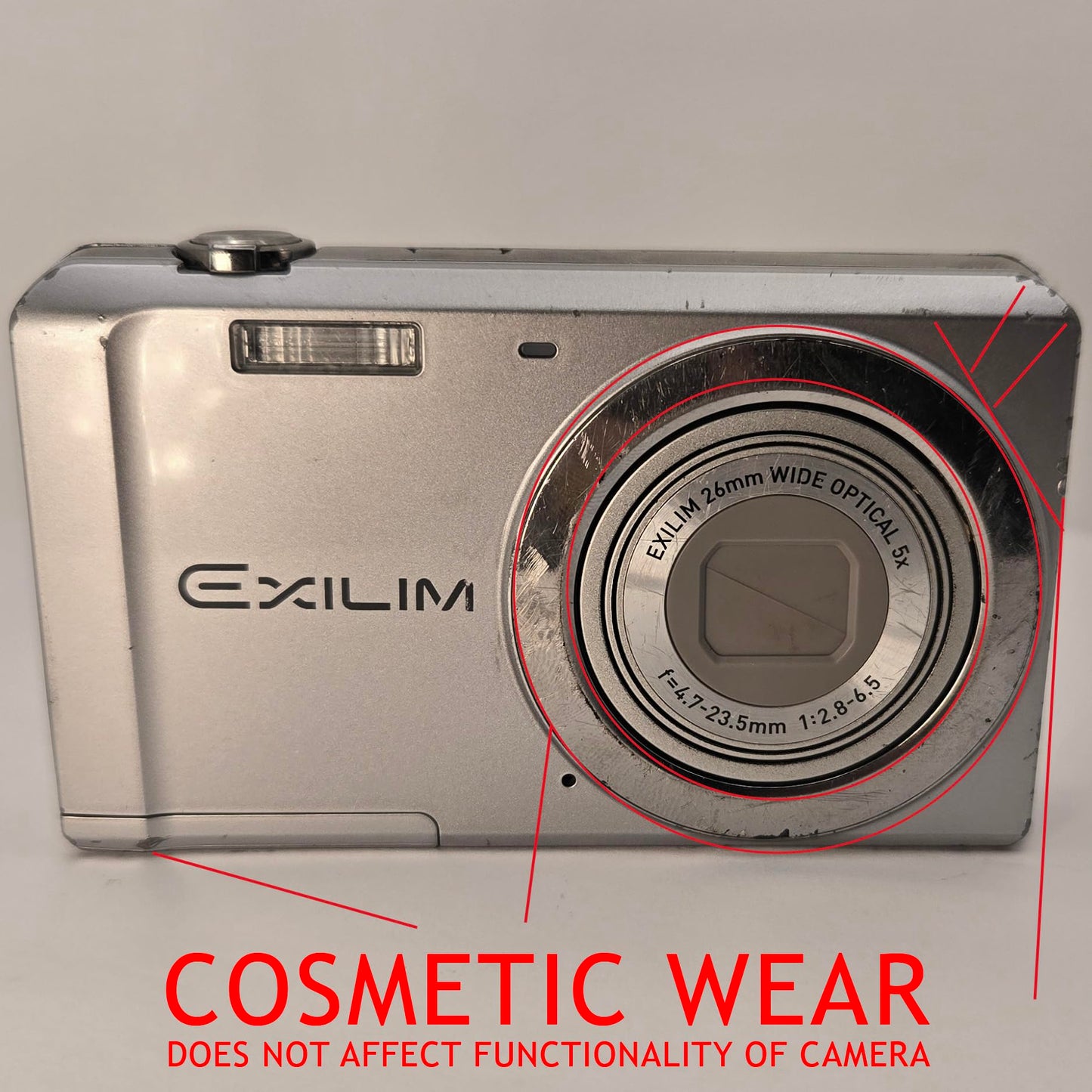Yahemi Exilim Ex-ZS5 14.1 MP Compact Digital Camera Bundle with Carrying case, Tripod, Battery & Charger and a Microfiber Cloth [Sillver]