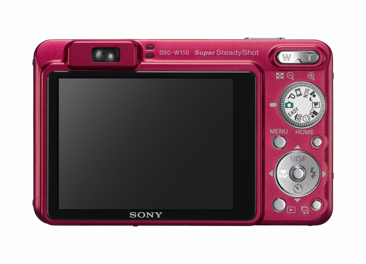 Sony Cybershot DSCW150/R 8.1MP Digital Camera with 5x Optical Zoom with Super Steady Shot (Red)