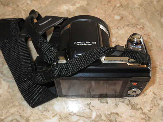 Olympus Sp-815uz 14mp Digital Camera Hdmi 36x Wide Angle 3d - Black