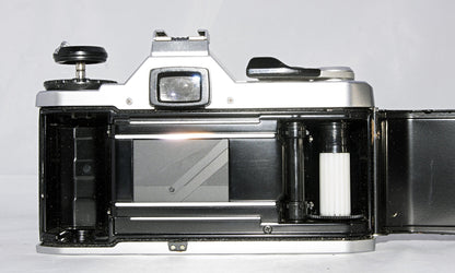 Pentax MG SLR Manual Focus Camera With a Pentax 50mm Lens