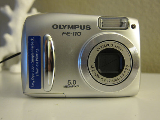 OM SYSTEM OLYMPUS FE-110 5MP Digital Camera with 2.8x Optical Zoom