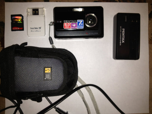 Pentax Optio Z10 8MP Digital Camera with 7x Optical Zoom