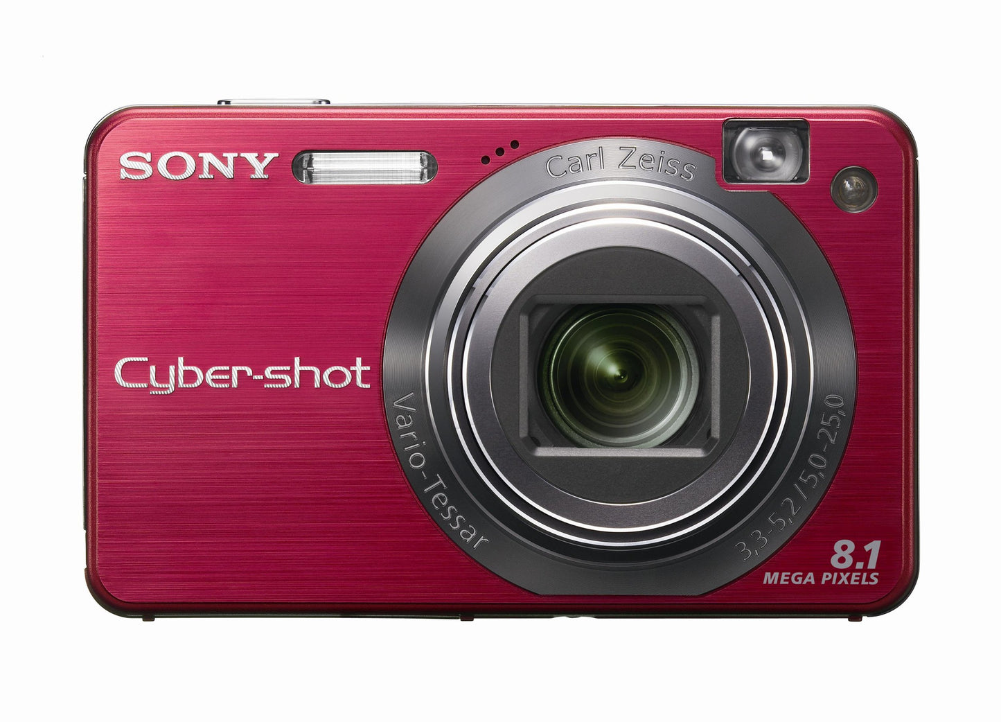 Sony Cybershot DSCW150/R 8.1MP Digital Camera with 5x Optical Zoom with Super Steady Shot (Red)