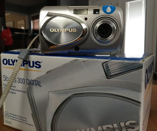 OM SYSTEM OLYMPUS Stylus 300 3.2 MP Digital Camera with 3x Optical Zoom