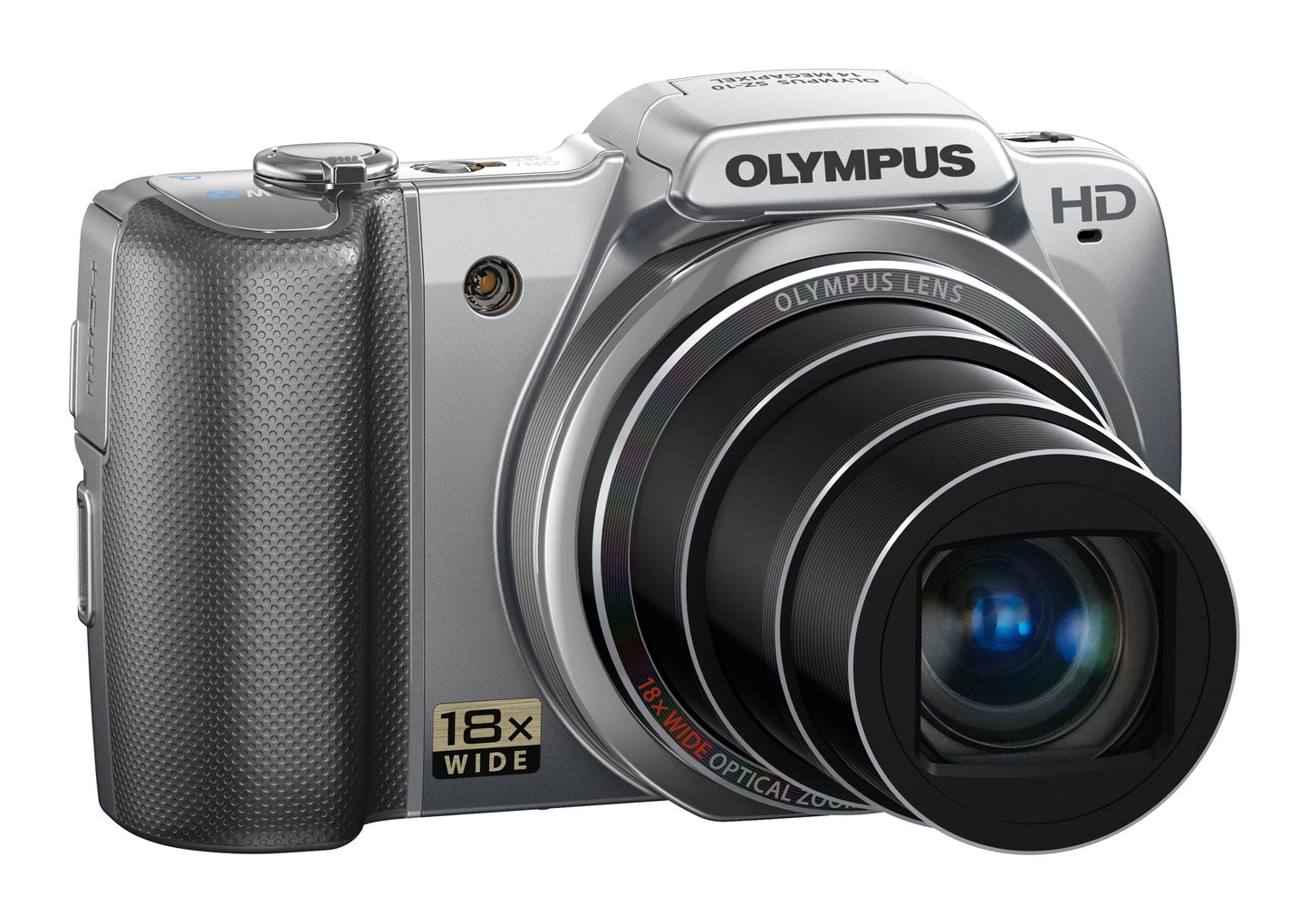 Olympus SZ-10 Digital Camera - Silver (14MP, 18x Wide Optical Zoom) 3.0 inch LCD - International Version (No Warranty)