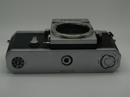 Nikon F with Eye Level Prism Black Silver Vintage SLR 35mm Film Camera