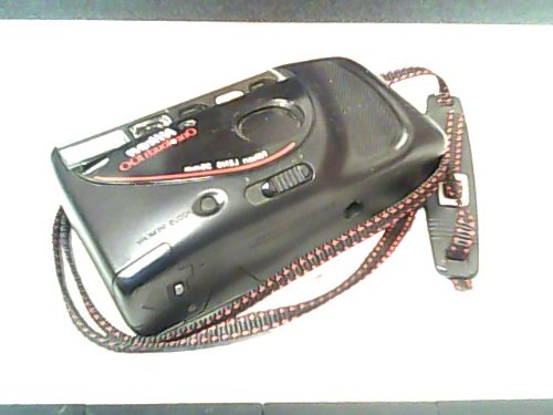 Nikon One Touch 100 35mm Film Camera with Nikon Lens 35mm---35mm Film Camera Version----made in Japan Version---comes with Nikon Camera Wrist and Neck Strap---black Color Version with Red.white Color Lettering)