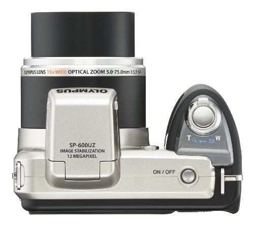 Olympus SP-600UZ 12MP Digital Camera with 15x Wide Angle Dual Image Stabilized Zoom and 2.7 inch LCD (Old Model)