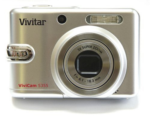 Vivitar ViviCam 5355 5MP CMOS, 3x Optical Zoom, 2.36" LCD Digital Camera