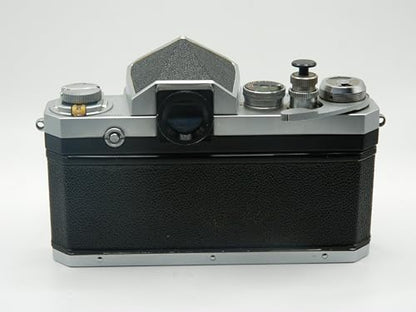 Nikon F with Eye Level Prism Black Silver Vintage SLR 35mm Film Camera
