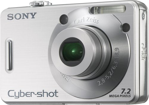 Sony Cybershot DSCW70 7.2MP Digital Camera with 3x Optical Zoom
