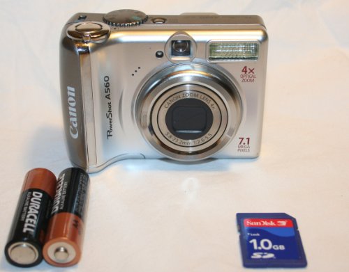 Canon PowerShot A560 7.1MP Digital Camera with 4x Optical Zoom (OLD MODEL)