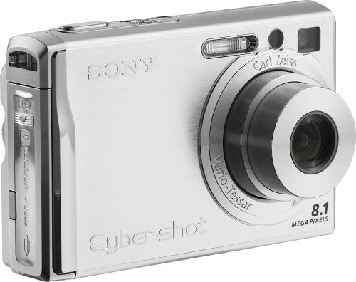 Sony Cybershot DSCW90 8MP Digital Camera with 3x Optical Zoom and Super Steady Shot (Silver)