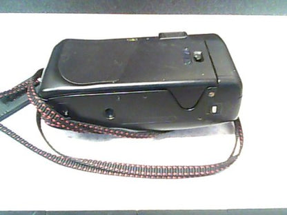 Nikon One Touch 100 35mm Film Camera with Nikon Lens 35mm---35mm Film Camera Version----made in Japan Version---comes with Nikon Camera Wrist and Neck Strap---black Color Version with Red.white Color Lettering)