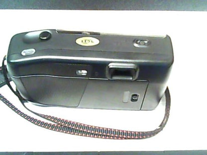 Nikon One Touch 100 35mm Film Camera with Nikon Lens 35mm---35mm Film Camera Version----made in Japan Version---comes with Nikon Camera Wrist and Neck Strap---black Color Version with Red.white Color Lettering)