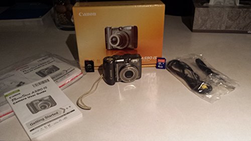 Canon PowerShot A590IS 8MP Digital Camera with 4x Optical Image Stabilized Zoom (OLD MODEL)
