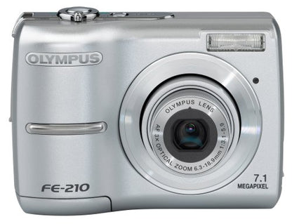OM SYSTEM OLYMPUS Stylus FE-210 7MP Digital Camera with Digital Image Stabilized 3x Optical Zoom