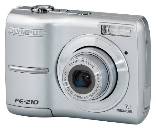 OM SYSTEM OLYMPUS Stylus FE-210 7MP Digital Camera with Digital Image Stabilized 3x Optical Zoom