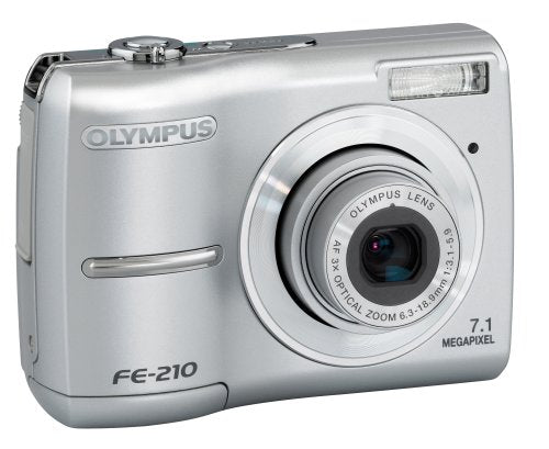 OM SYSTEM OLYMPUS Stylus FE-210 7MP Digital Camera with Digital Image Stabilized 3x Optical Zoom
